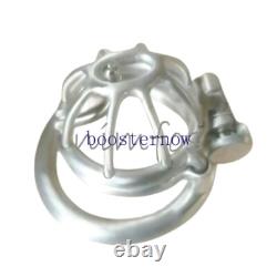 Small Stainless Steel Male Chastity Cage with Prince Custom Cage CBT Lock