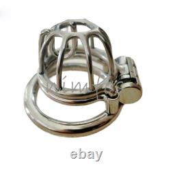 Small Stainless Steel PA Male Chastity Cage Device Prince Custom CBT Ring Lock