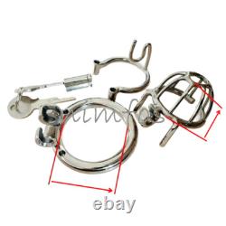 Small Stainless Steel PA Male Chastity Cage Device Prince Custom CBT Ring Lock