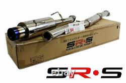 Srs Catback Exhaust System Burned Tip 3 For 02 03 04 05 06 07 Subaru Wrx Sti