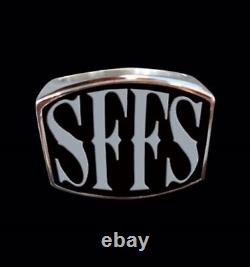 Stainless 3 4 or 5 Letter or number Ring Any combination custom size handmade