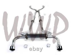 Stainless CatBack Exhaust Muffler System For 14-23 Infiniti Q50 3.0L/3.5L/3.7L