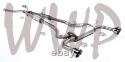 Stainless CatBack Exhaust Muffler System For 14-23 Infiniti Q50 3.0L/3.5L/3.7L