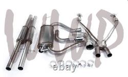 Stainless CatBack Exhaust Muffler System For 14-23 Infiniti Q50 3.0L/3.5L/3.7L