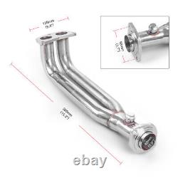 Stainless Exhaust Manifold Header for 88-00 Honda Civic D-series EJ/EG/EH/EK D15