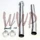 Stainless Race 4 Exhaust Pipes For 13-17 Dodge Cummins 6.7L Turbo Diesel