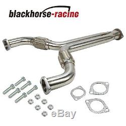 Stainless Racing X/y-pipe Downpipe Exhaust Fit For 03-07 350z Z33/g35 V35 Vq35de