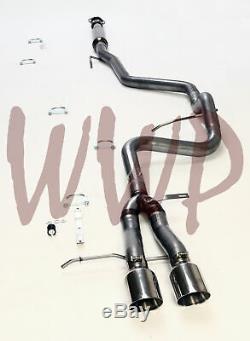 Stainless Steel 2.50 Cat Back Exhaust System For 13-18 Hyundai Veloster Turbo
