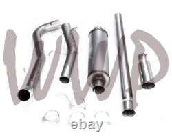 Stainless Steel 3 CatBack Exhaust Muffler System 09-13 Silverado/Sierra 1500 V8