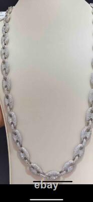 Stainless Steel 30 XL Mariners Link Necklace Chain Fully Iced Custom Made USA