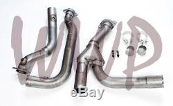 Stainless Steel 3Off Road Exhaust Y Pipe Downpipe 15-20 Ford F150 3.5L EcoBoost