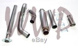 Stainless Steel 4 Cat Back Exhaust System 15-20 Ford F150 2.7L & 3.5L EcoBoost