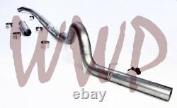 Stainless Steel 5 Exhaust System Kit For 03-04 Dodge Ram 2500 3500 5.9L Cummins