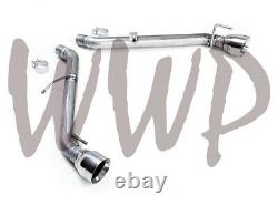 Stainless Steel Axle Back Exhaust No Muffler Kit For 16-21 Chevy Camaro 3.6L V6