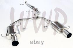 Stainless Steel CatBack Exhaust Muffler System Kit For 05-09 Subaru Legacy GT