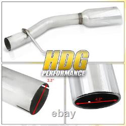Stainless Steel Catback Exhaust System + 109mm Dual Tips For 02-06 Escalade 6.0L