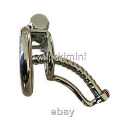 Stainless Steel Chastity Cage Custom Metal Cage Lock Restraint Chastity Devices