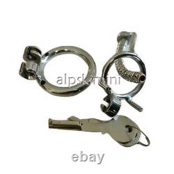 Stainless Steel Chastity Cage Custom Metal Cage Lock Restraint Chastity Devices