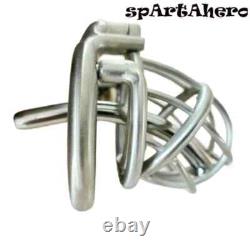 Stainless Steel Chastity Cage with Permanent And Screw Lock Custom Metal Cage