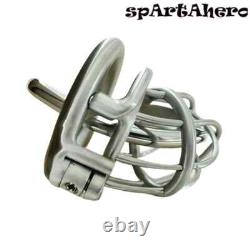 Stainless Steel Chastity Cage with Permanent And Screw Lock Custom Metal Cage