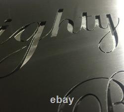 Stainless Steel Custom Made House Number Sign Laser Cut Mail Box Letter Box