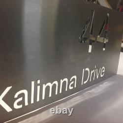 Stainless Steel Custom Made House Number Sign Laser Cut Plaque Sign Business