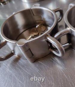 Stainless Steel Customizable Device Restraint Handcuffs/Ankle Cuffs Neck Collar