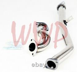 Stainless Steel Down Downpipe & Over Pipe For 13-16 Scion FRS FR-S Subaru BRZ
