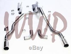Stainless Steel Dual 3 Cat Back Exhaust System 14-19 Dodge Ram 2500 6.4L V8 Gas
