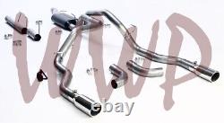 Stainless Steel Dual 3 CatBack Exhaust System For 14-21 Dodge Ram 2500 6.4L V8