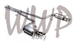Stainless Steel Dual CatBack Exhaust Quad Tip 09-11 Hyundai Genesis Sedan 4.6L
