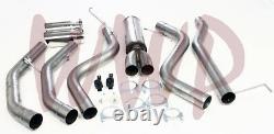 Stainless Steel Dual Exhaust Muffler System For 06-08 Dodge Ram 1500 Hemi 5.7L