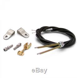Stainless Steel Emergency e-Brake Cables with Clevis Kit for GM Disc or Drum co