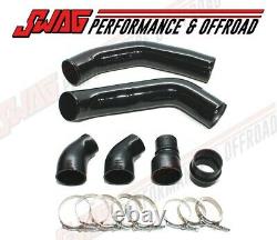 Stainless Steel HD Black Intercooler Pipes for 13-18 Ram 6.7 6.7L Cummins Diesel