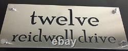 Stainless Steel House Sign Laser Cut Custom Marine Grade Stainless Mail Box