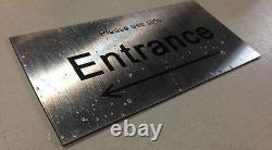 Stainless Steel House Sign Laser Cut Engraved CUSTOM PERSONALISED Signage