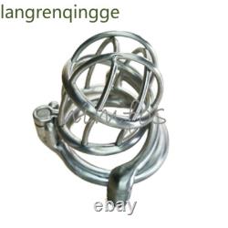 Stainless Steel Male Chastity Cage Device Screw Custom CBT Lock Ring