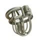Stainless Steel Male Chastity Cage Device with Screw Lock Custom CBT Lock Ring