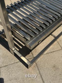 Stainless Steel Outdoor BBQ Parrilla Santa Maria Argentine Grill V Grate Custom