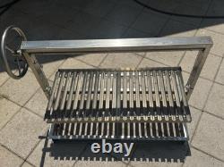 Stainless Steel Outdoor BBQ Parrilla Santa Maria Argentine Grill V Grate Custom