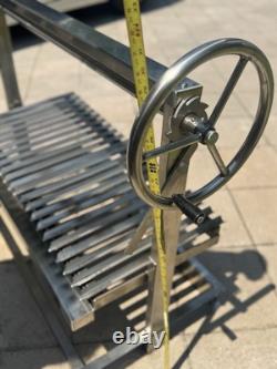 Stainless Steel Outdoor BBQ Parrilla Santa Maria Argentine Grill V Grate Custom