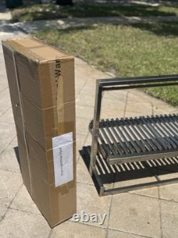 Stainless Steel Outdoor BBQ Parrilla Santa Maria Argentine Grill V Grate Custom