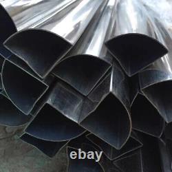 Stainless Steel Oval Tube Irregular Pipe Any Length Cutting Customization