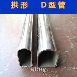 Stainless Steel Oval Tube Irregular Pipe Any Length Cutting Customization