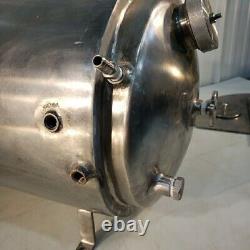 Stainless Steel Positive Pressure Chamber Cylinder Horizontal Custom Stand 12 D