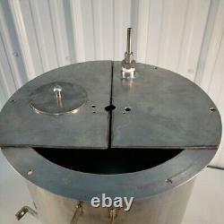 Stainless Steel Positive Pressure Chamber Cylinder Horizontal Custom Stand 12 D