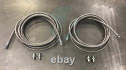 Stainless Steel Rear Brake Line Replacement Kit For 98-02 Honda Accord WithDrum