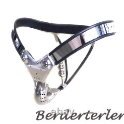 Stainless Steel Rings Restraint Chastity Cage Lock Male Chastity Device Belt