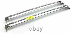 Stainless Steel Roof Rail Rack Cross Bar Crossbar Fits for LX570 2016-2024