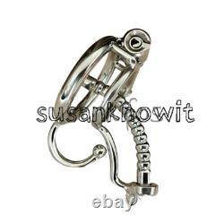 Stainless Steel Tube Male Chastity Cage Custom Metal Cage for Men CBT Lock Ring